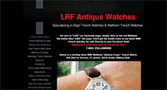 Desktop Screenshot of lrfantiquewatches.com